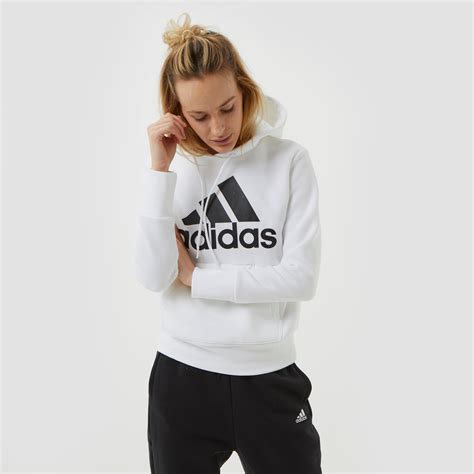 adidas trui dames wit|Shop Dameshoodies online .